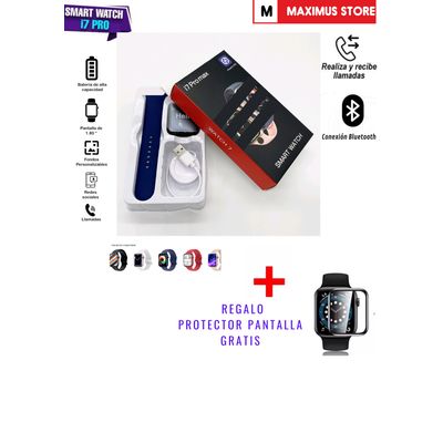 Imagen 2 del producto Reloj inteligente smartwatch i7promax Azul SERIE 7 / Realiza Llamadas