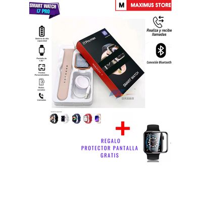Imagen 2 del producto Reloj inteligente smartwatch i7promax Rosado / Realiza Llamadas