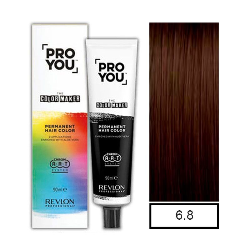 REVLON - Tintura Permanente Pro You Rubio Osc. Choco. Marron 6.8 +Oxidante