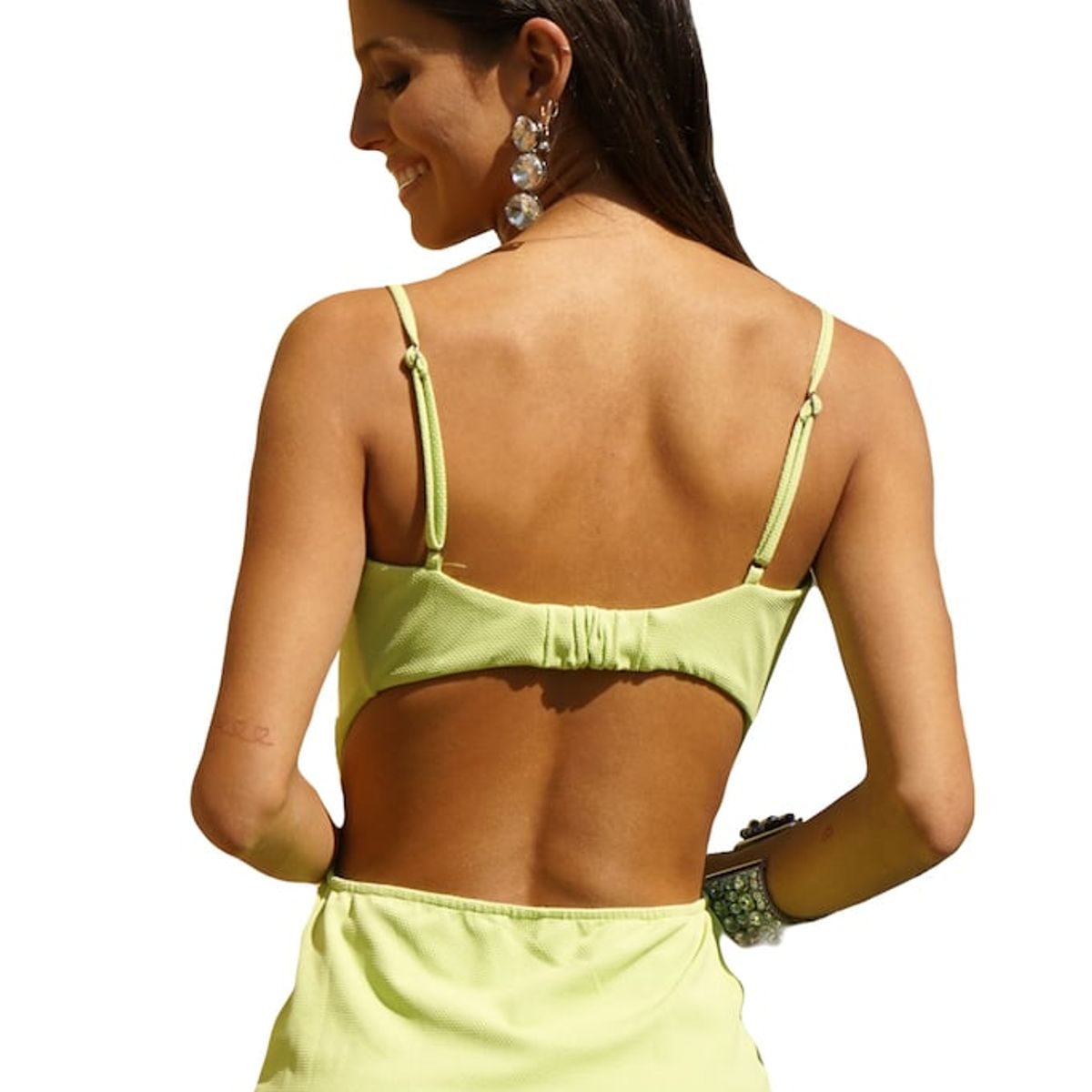 MAAJI - Vestido largo Maaji Green Lemonade Sophie