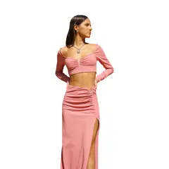 MAAJI - Vestido largo Pink Paradise Emma