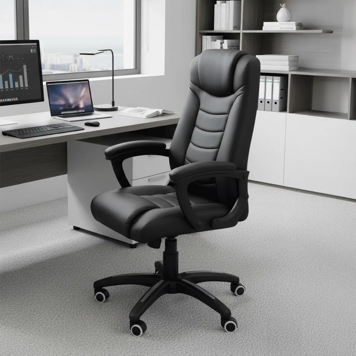 LEVO - Silla Escritorio Oficina Ejecutiva Reclinable Comfort Levo