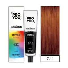 REVLON - Tintura Permanente Pro You Rubio Med. Cobrizo Inten. 7.44 +Oxidante