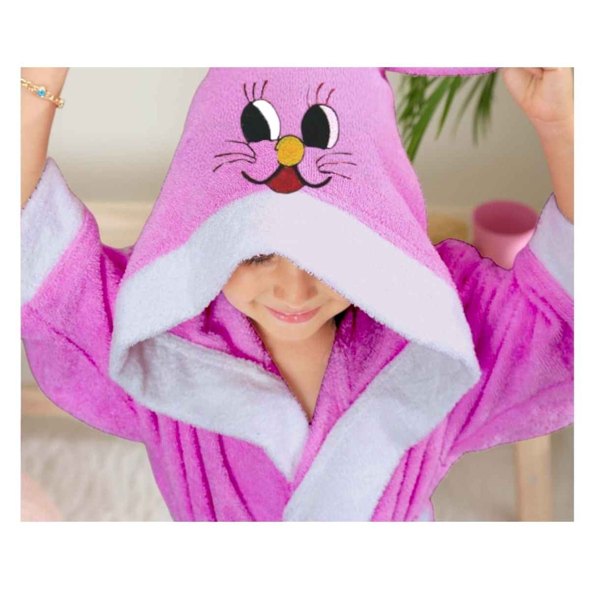 MROTTO - Bata de Baño Turco para Niños 2-10 años Con Diseño