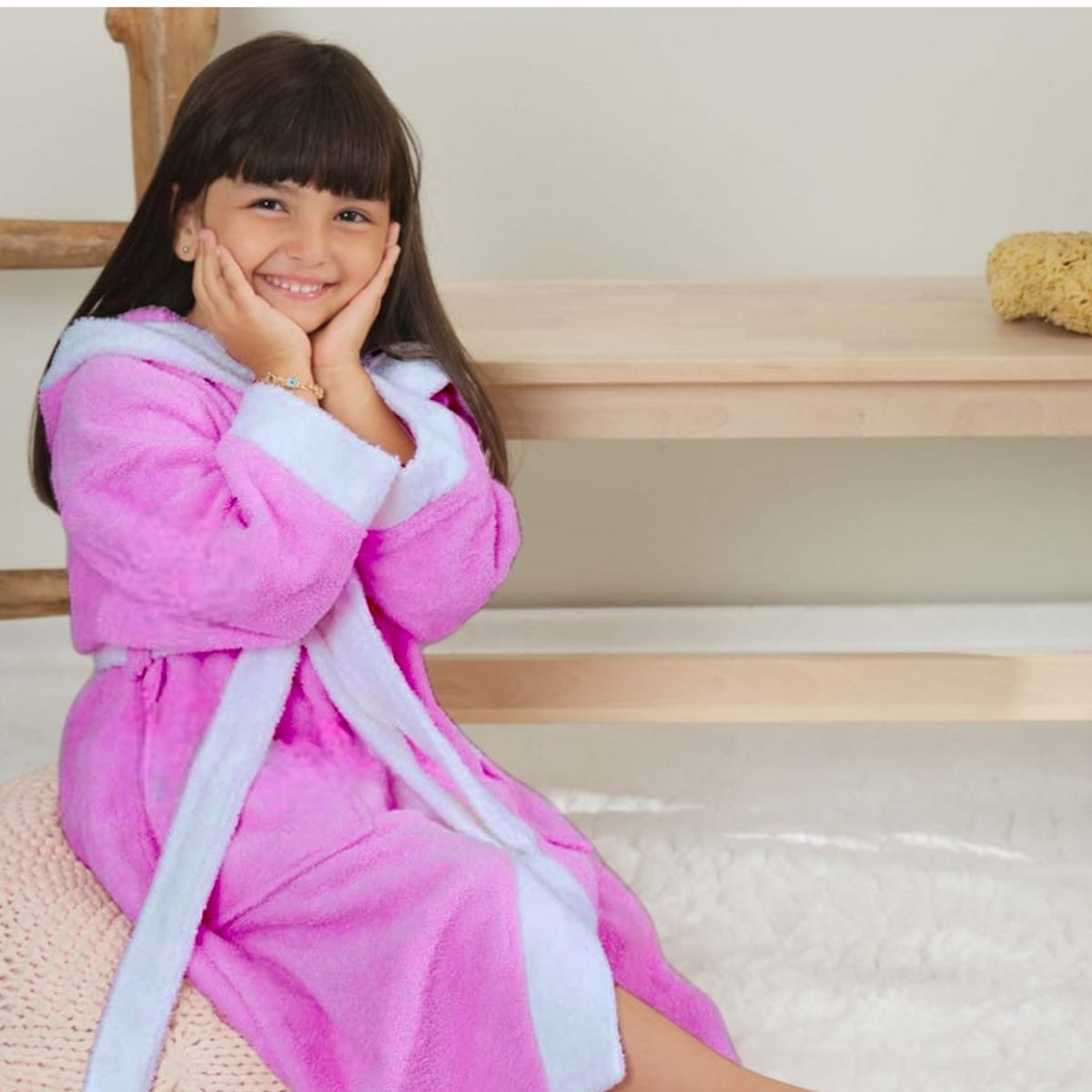MROTTO - Bata de Baño Turco para Niños 2-10 años Con Diseño