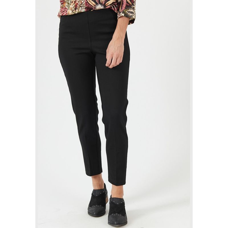 PRIVILEGE - Pantalon slim fit negro PRIVILEGE