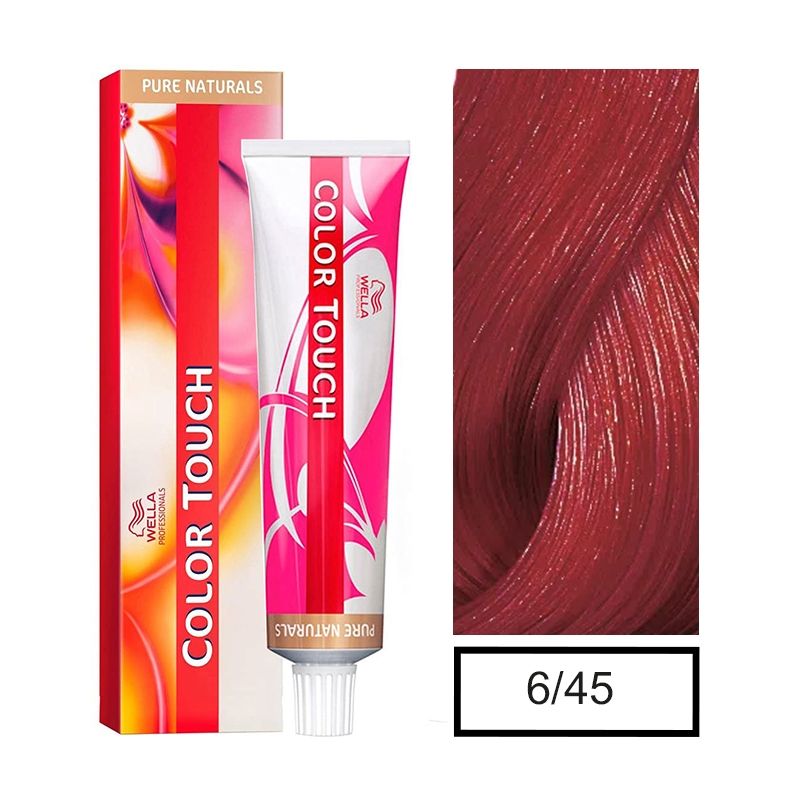WELLA - Tintura Semipermanente  6/45 Color Touch  Más Oxidante