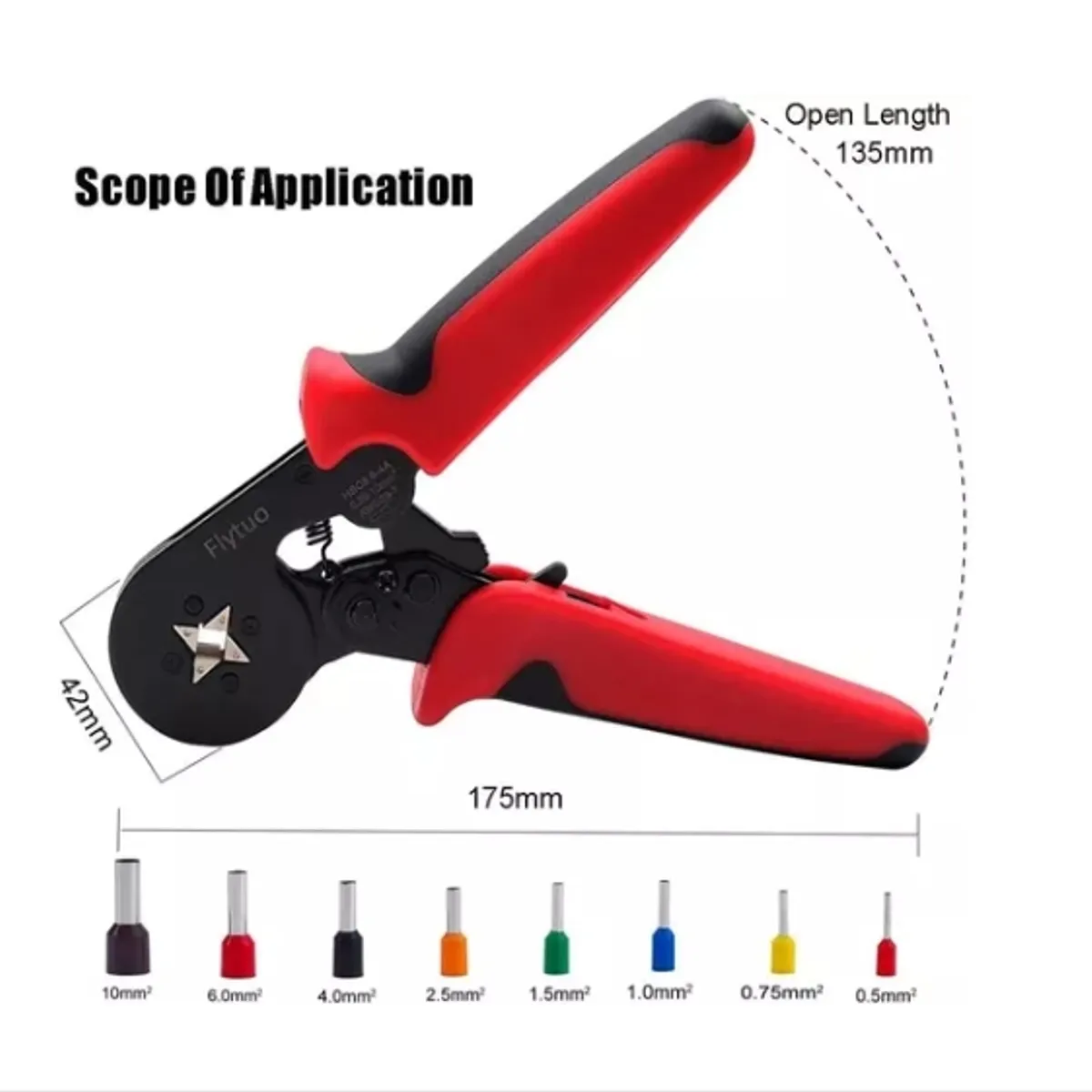 OFERTABKN - Alicate Crimpeadora Prensa Trinquete + 1200 Terminales