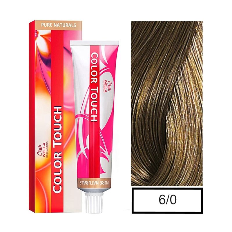 WELLA - Tintura Semipermanente  6/0 Color Touch  Más Oxidante