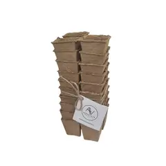 ALTAVISTA - Macetero Biodegradables 40 uni 5x5 cuadrado…