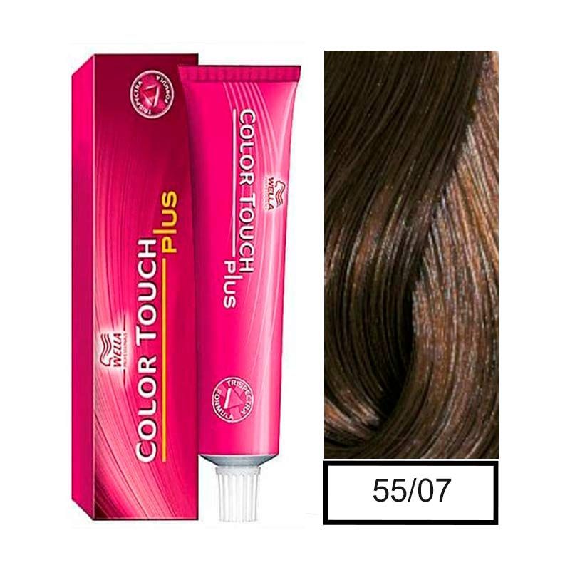 WELLA - Tintura Semipermanente  55/07 Color Touch Plus  Más Oxidante