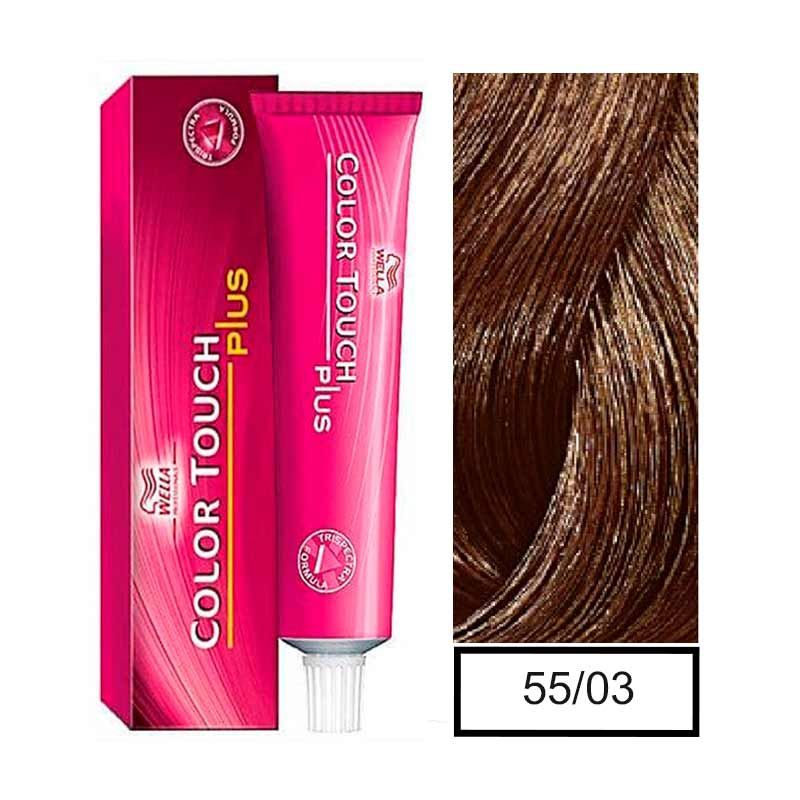 WELLA - Tintura Semipermanente  55/03 Color Touch Plus  Más Oxidante