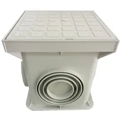 GENERICO - Kit Sumidero Arqueta PP M 200x200x200mm peatonal con tapa…