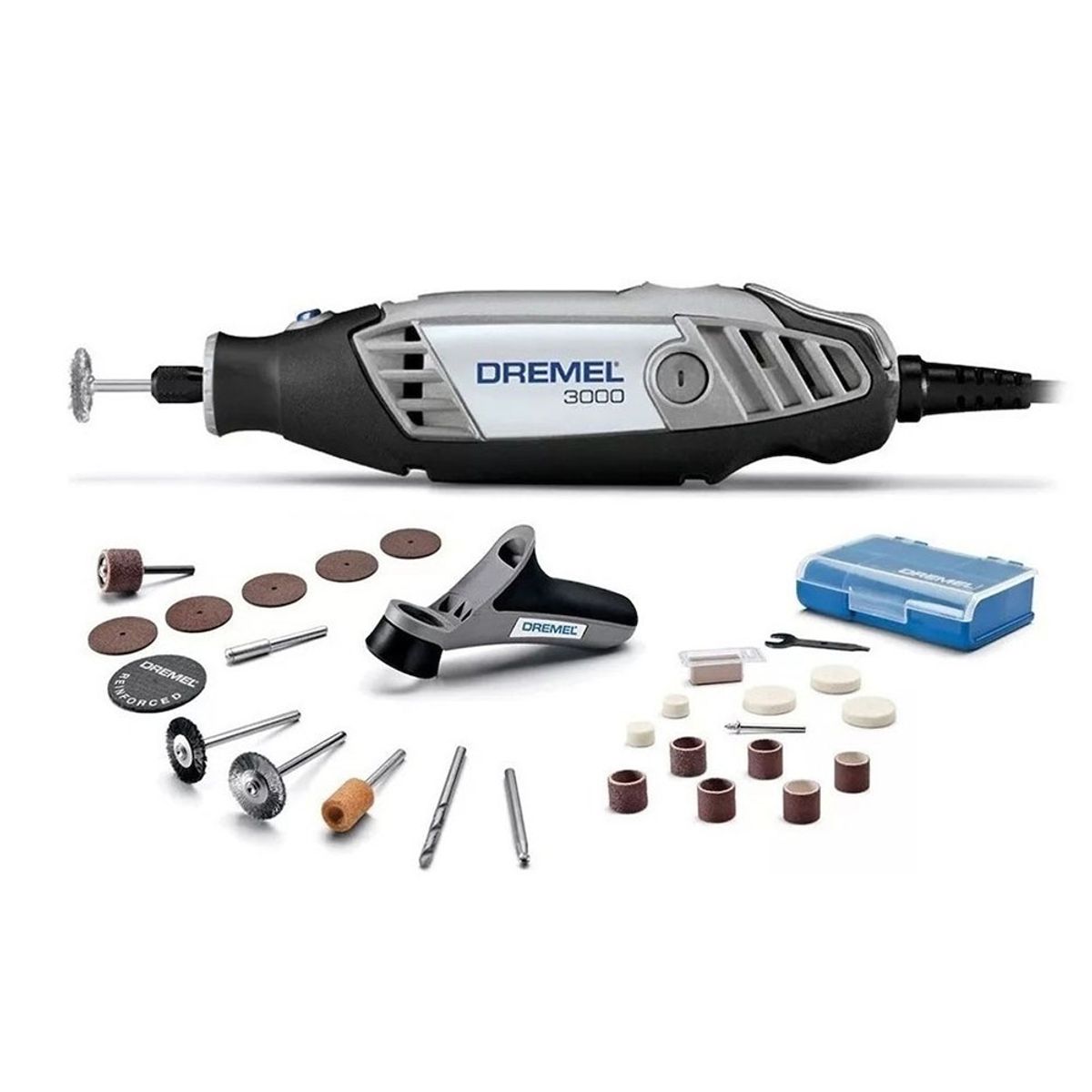 BOSCH - Dremel 3000 26 Accs 130W Bosch + Empuñadira Auxiliar