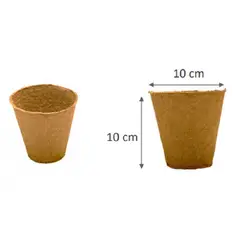 ALTAVISTA - Macetero Biodegradables 20 uni 10x10 redondo