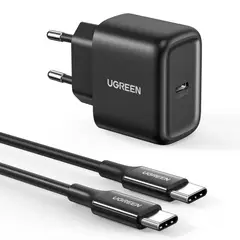 UGREEN - Cargador USB-C 25W PD Con Cable USB-C a C 2M