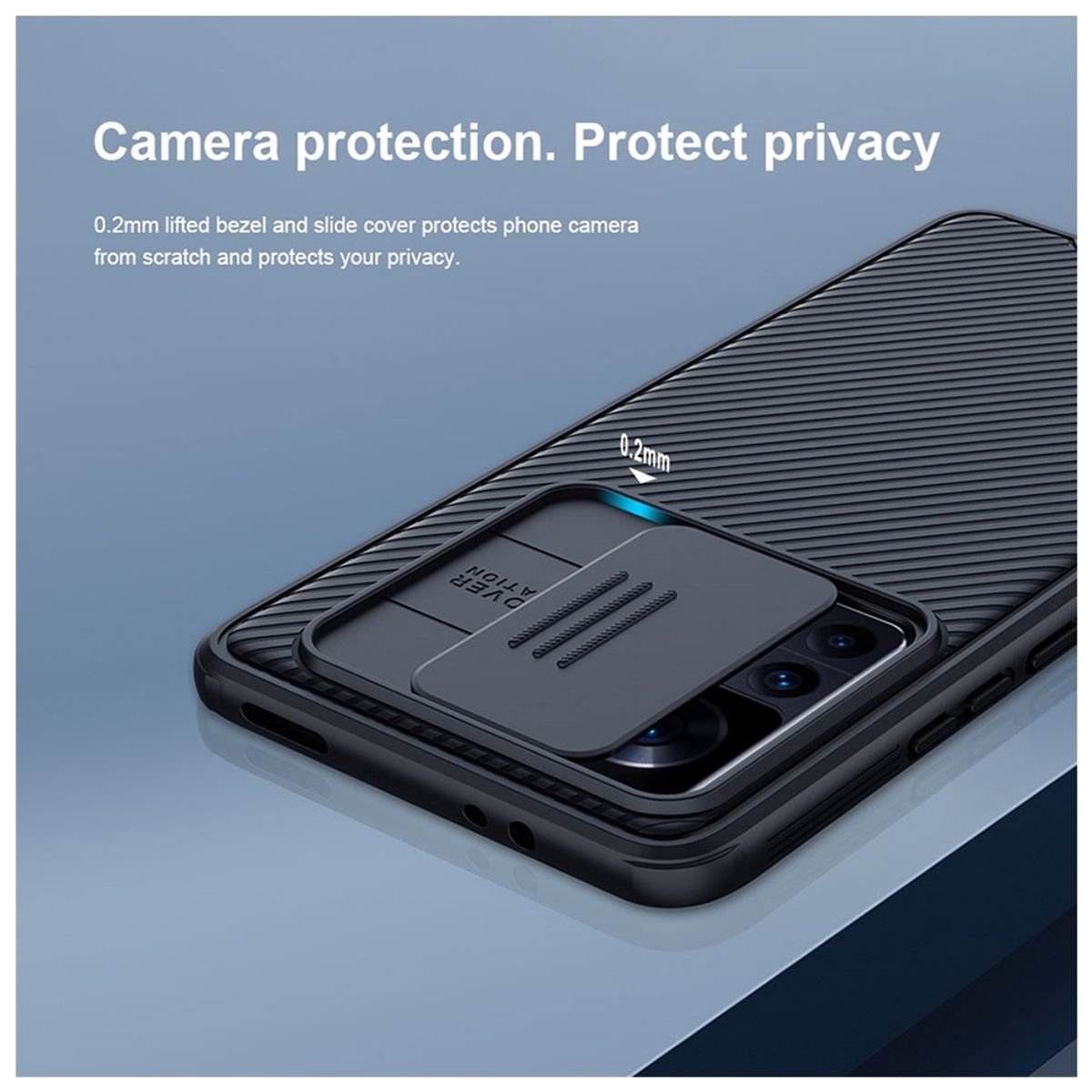 NILLKIN - Carcasa para Xiaomi Mi 12T Pro Nillkin Camshield Antigolpes