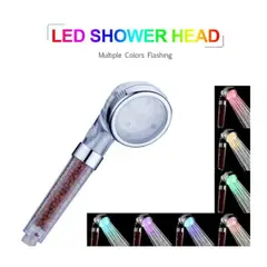 GENERICO - Eco Ducha Led Luminoso Spa Cabezal Teléfono Mango Filtrador