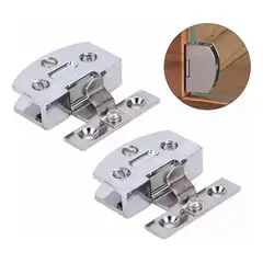 GENERICO - Bisagra Para Puerta De Vidrio 5 A 8mm 1 Par Estantes Gabinetes…