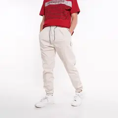 GANGSTER - Pantalon Jogger Canvas Over Beige