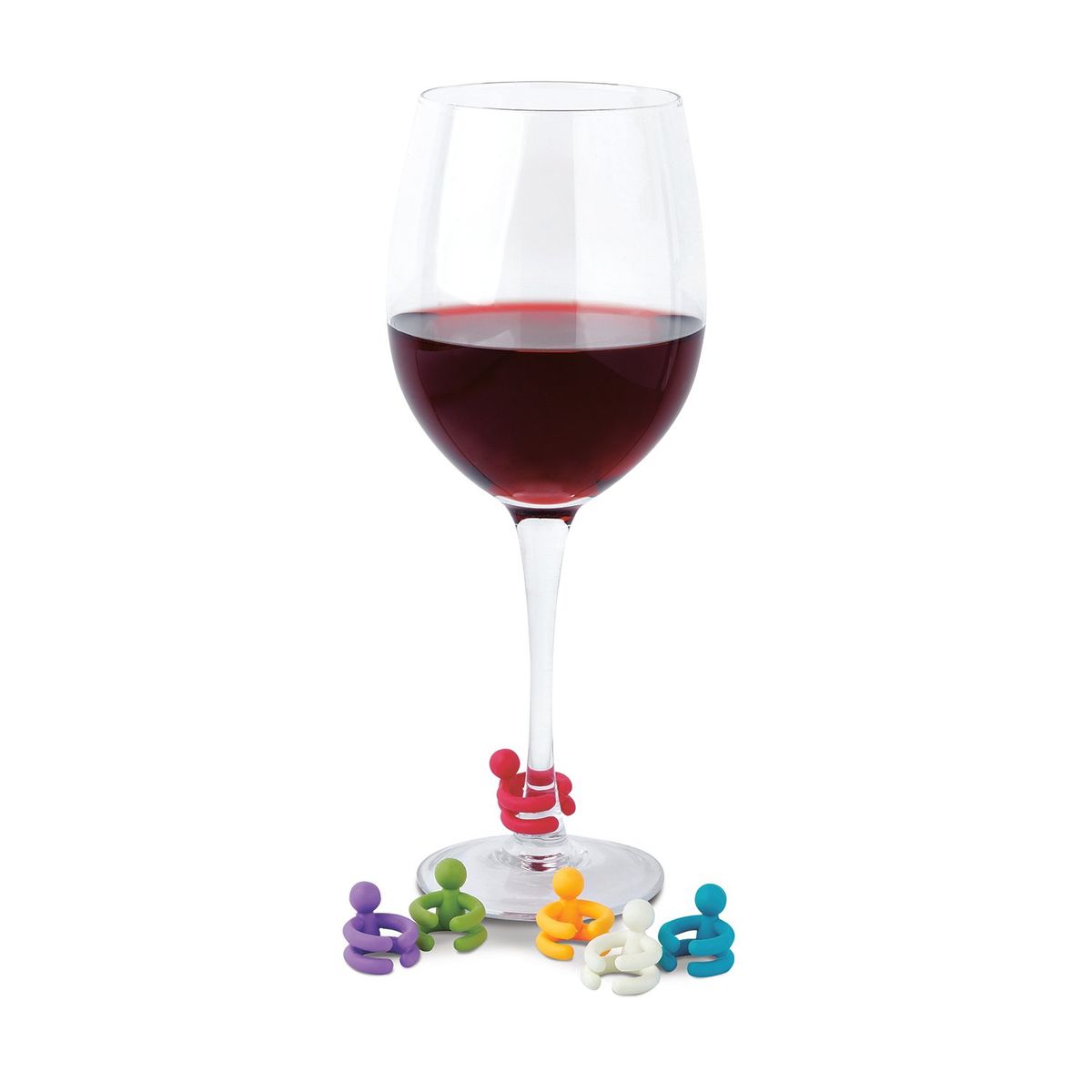 GHIDINI - Set 6 Marcadores Copas  Silicona