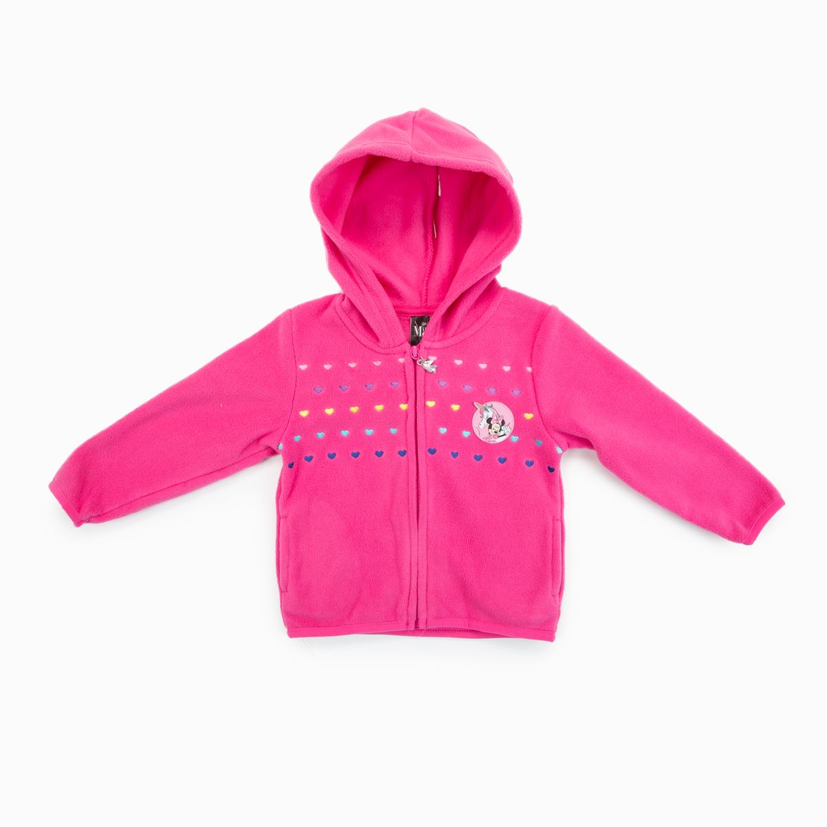 DISNEY - Poleron Niña Minnie Hearts Rosado Disney