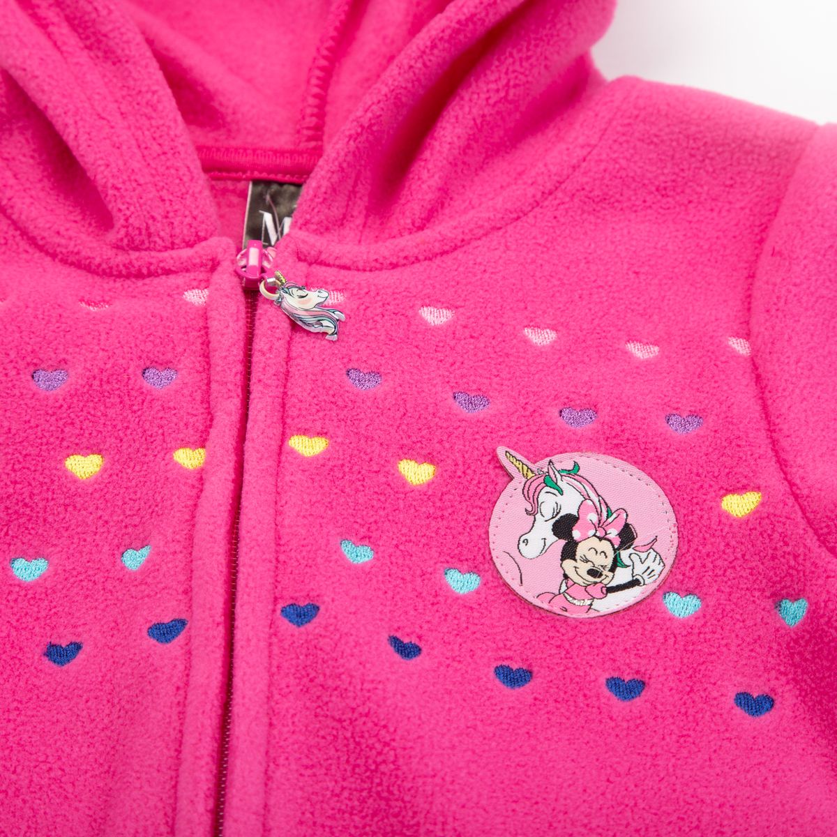 DISNEY - Poleron Niña Minnie Hearts Rosado Disney