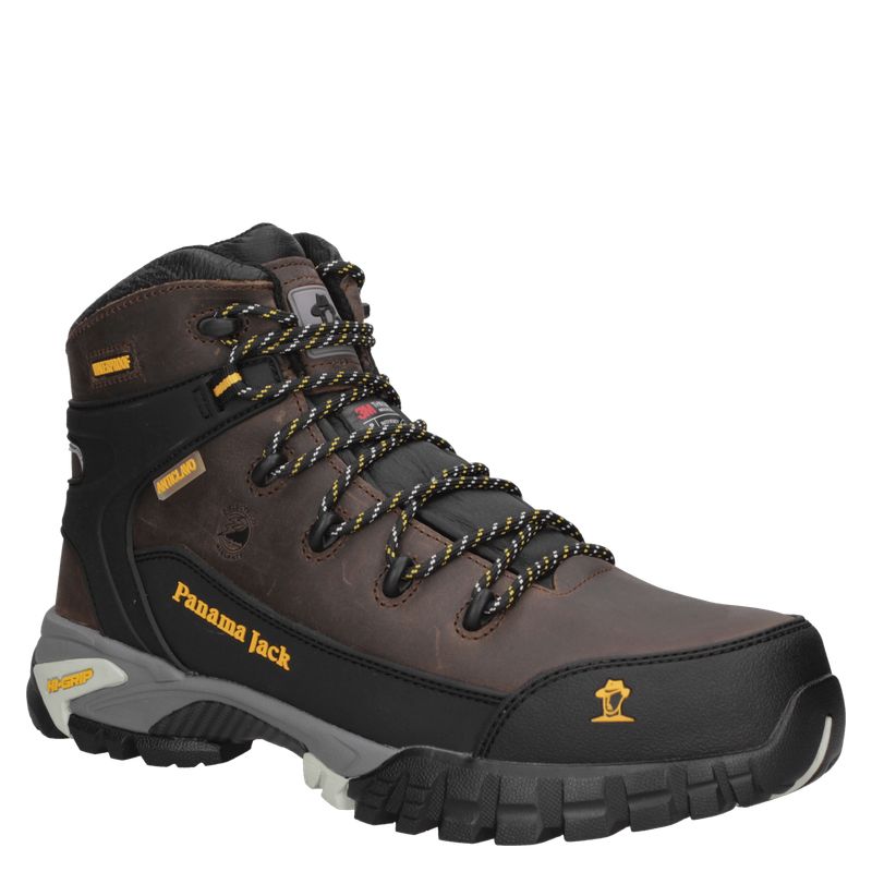 PANAMA JACK - Zapato de Seguridad Hombre Café Panama Jack