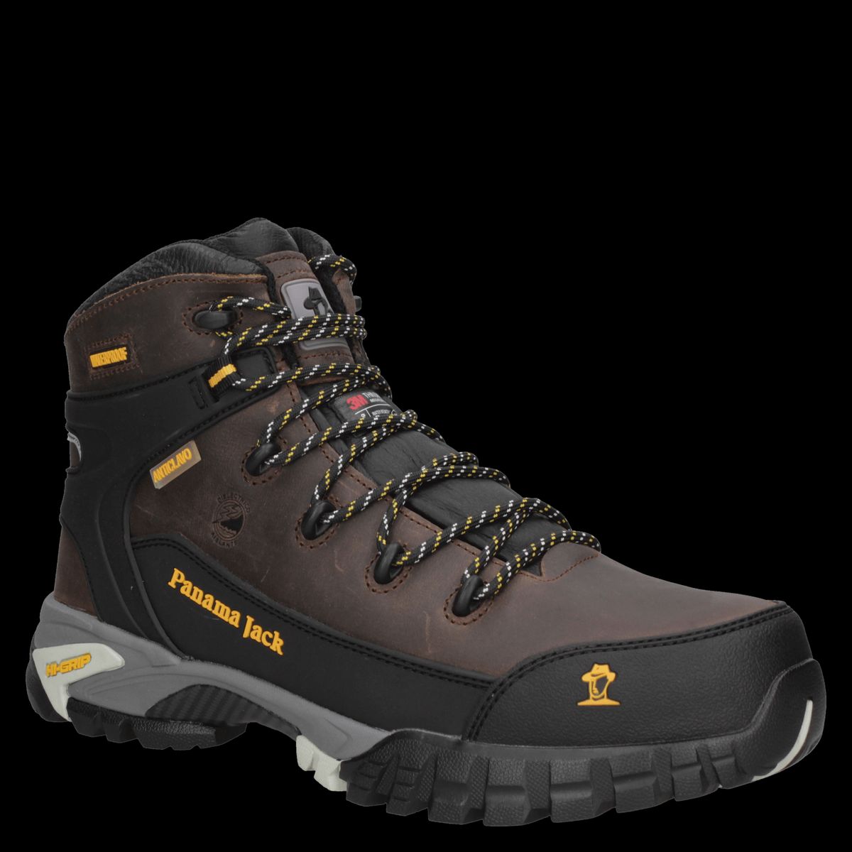 PANAMA JACK - Zapato de Seguridad Hombre Café Panama Jack