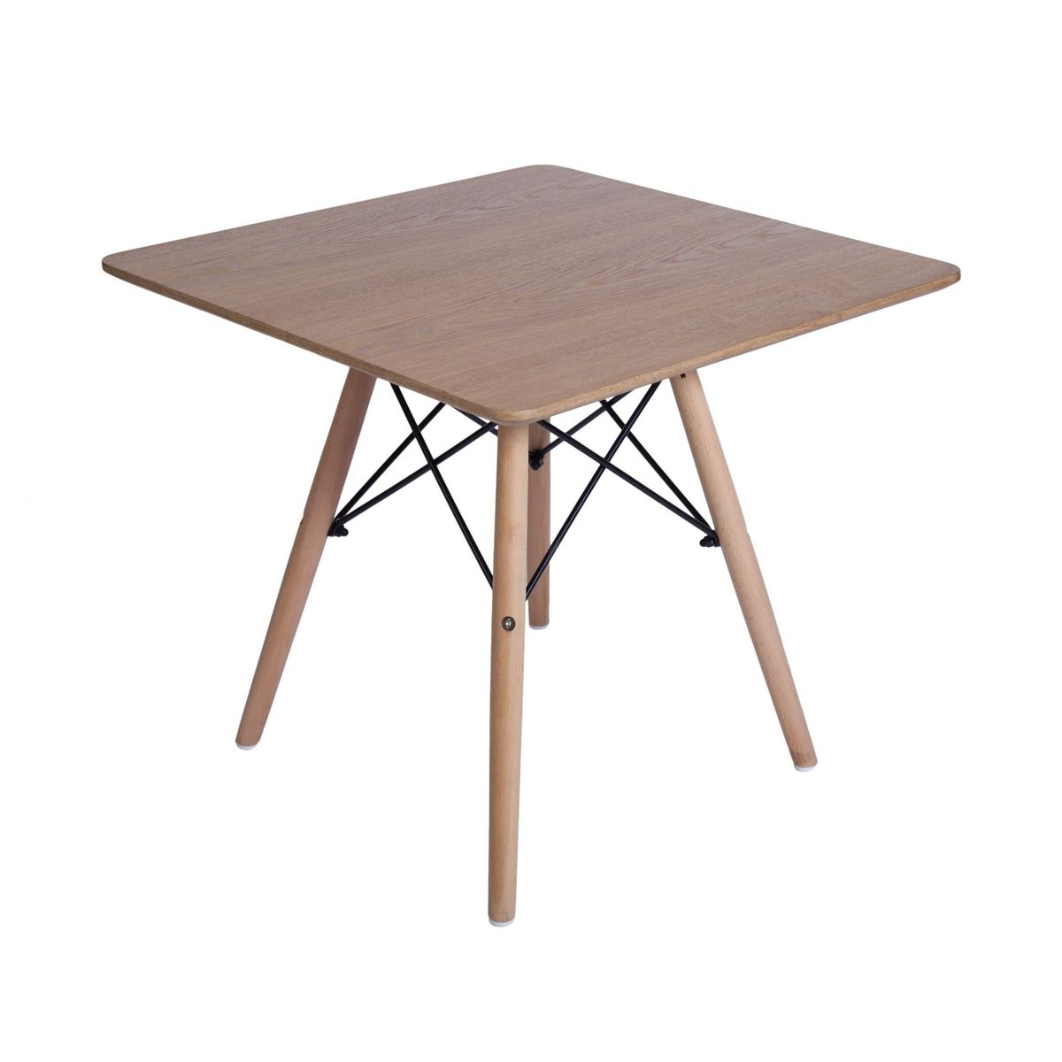 WHITE MARKET - Mesa Lateral Eames madera Cuadrada