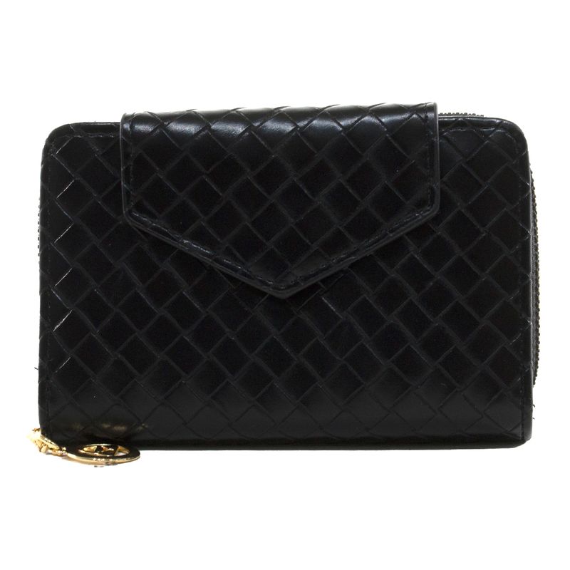 MAILEA - Billetera mediana full petate mujer negro