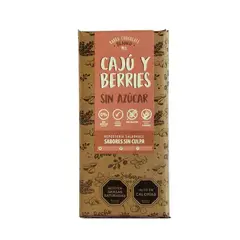 SABORES SIN CULPA - Chocolate Blanco-Cajú Berries Sin azúcar
