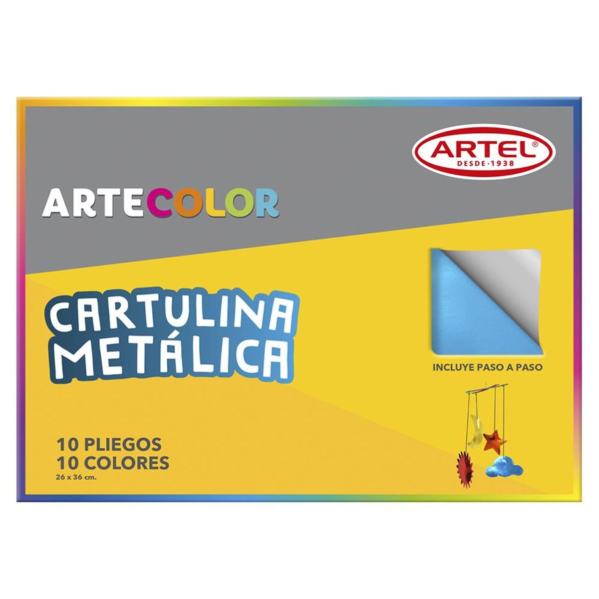 ARTEL - Estuche Artecolor Cartulina MetÃ¡lica Artel