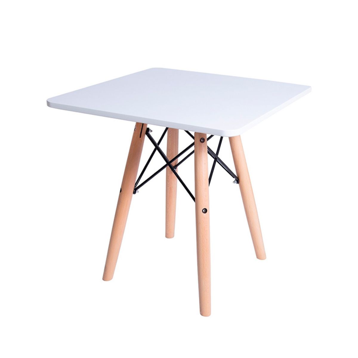 WHITE MARKET - Mesa Infantil Eames Blanca Cuadrada