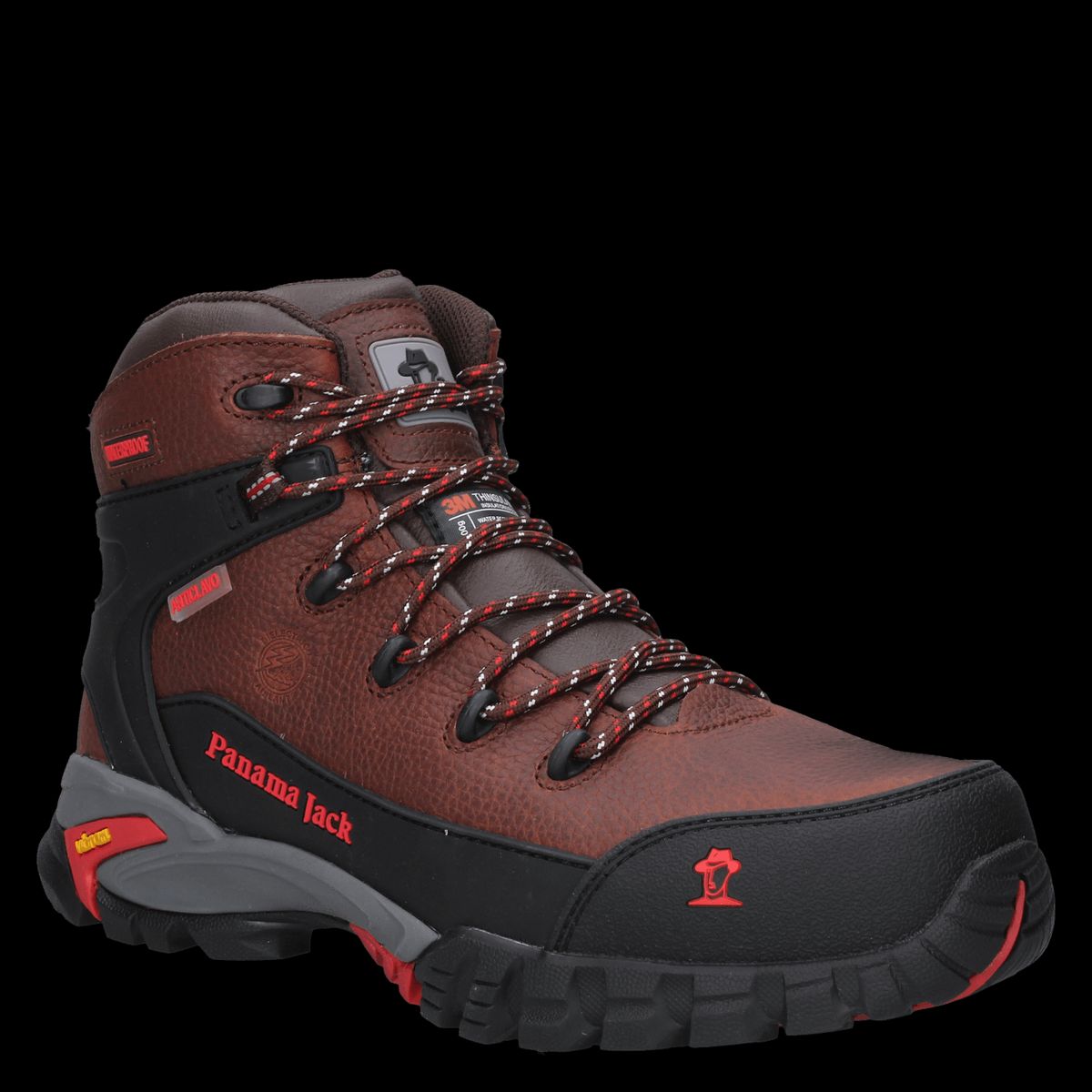 PANAMA JACK - Zapato de Seguridad Hombre Café Panama Jack