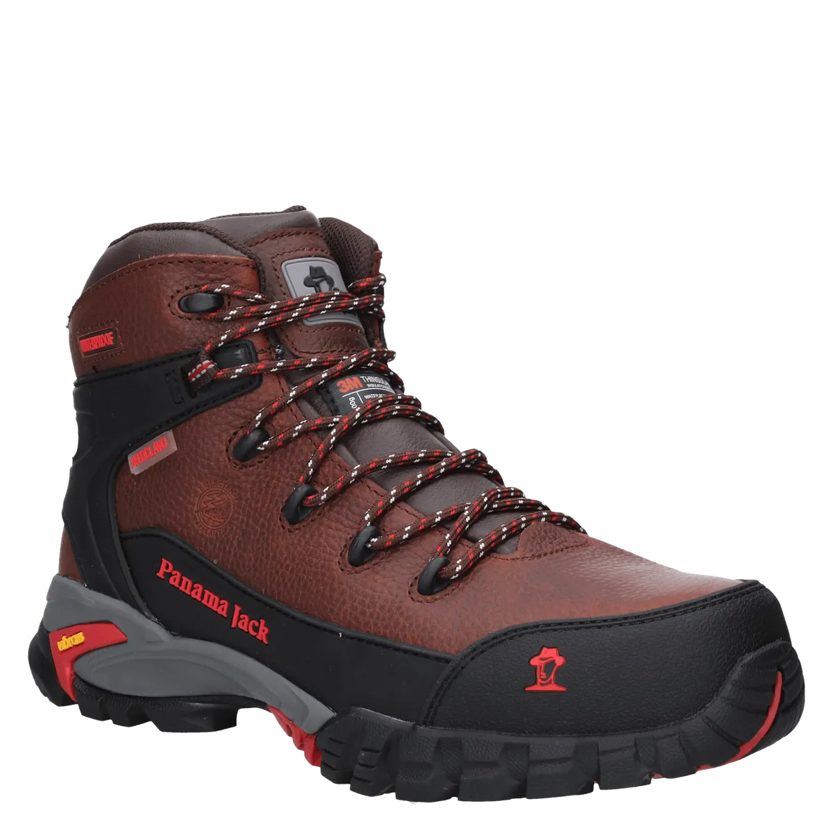 PANAMA JACK - Zapato de Seguridad Hombre Café Panama Jack