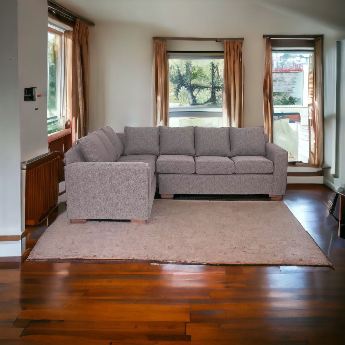 MUEBLES AMERICA - Seccional New Star Lino Sidelli Gris