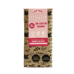 SABORES SIN CULPA - Chocolate Cacao con Cranberries Vegana