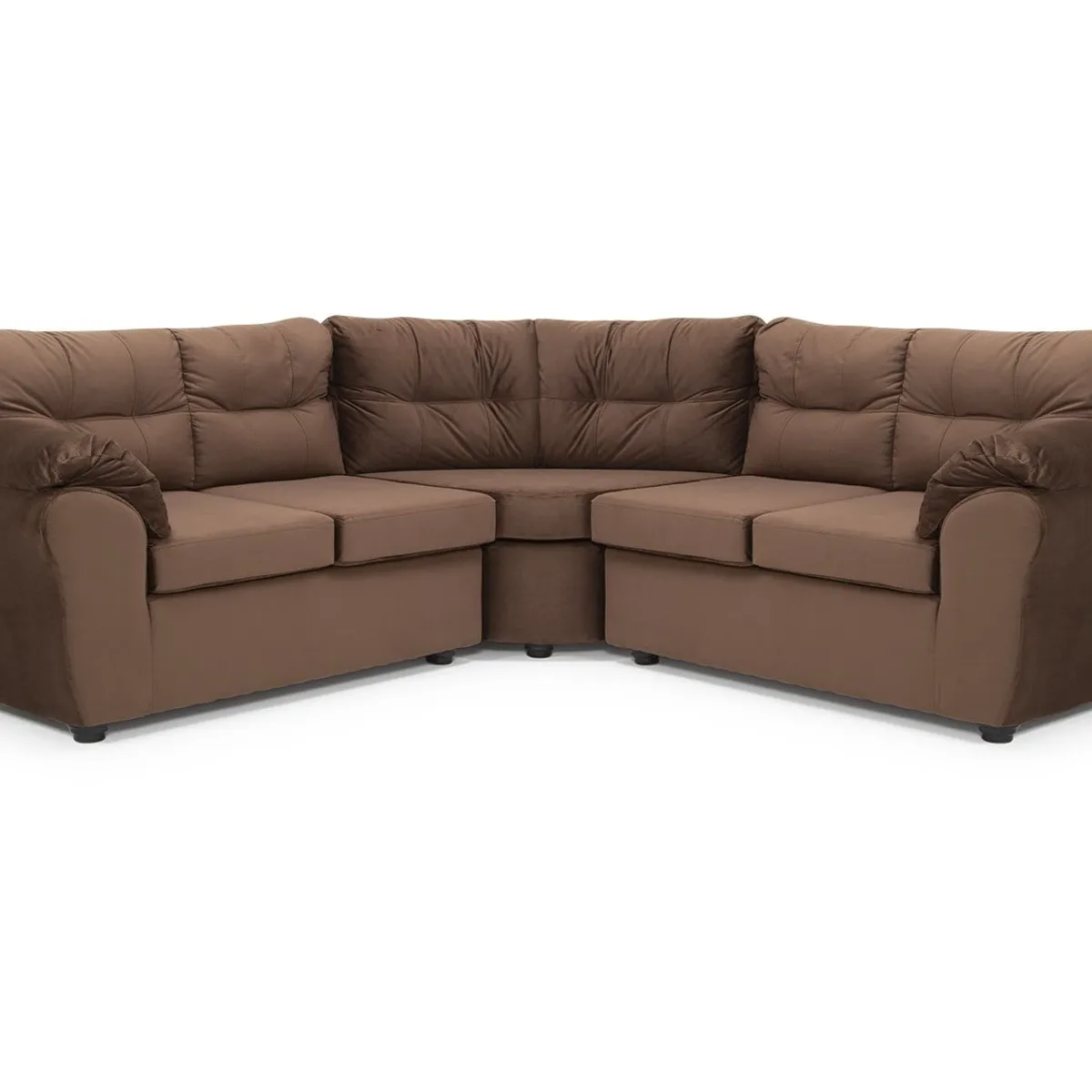 MUEBLES MPR - Sofá Seccional Alerce Felpa 2-1-2