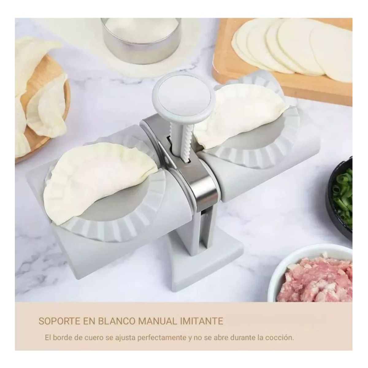 GENERICO - Molde Maquina Prensa Para Empanadas Manual Cocina Sellado