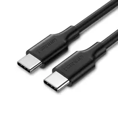 UGREEN - Cable de datos USB-C 2.0 a USB-C 2.0 3A 3M Negro