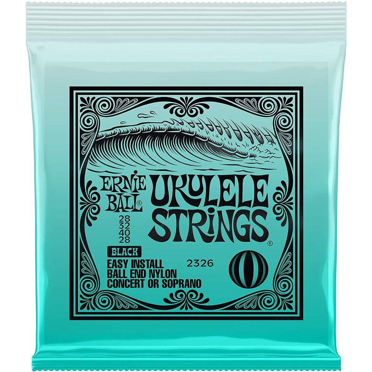 ERNIE BALL - P02326 CONCERT/SOPRANO NYLON CUERDAS UKELELE ERNIE BALL