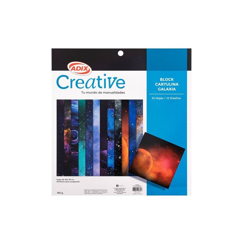 CREATIVE - Block  Papel  Galaxia