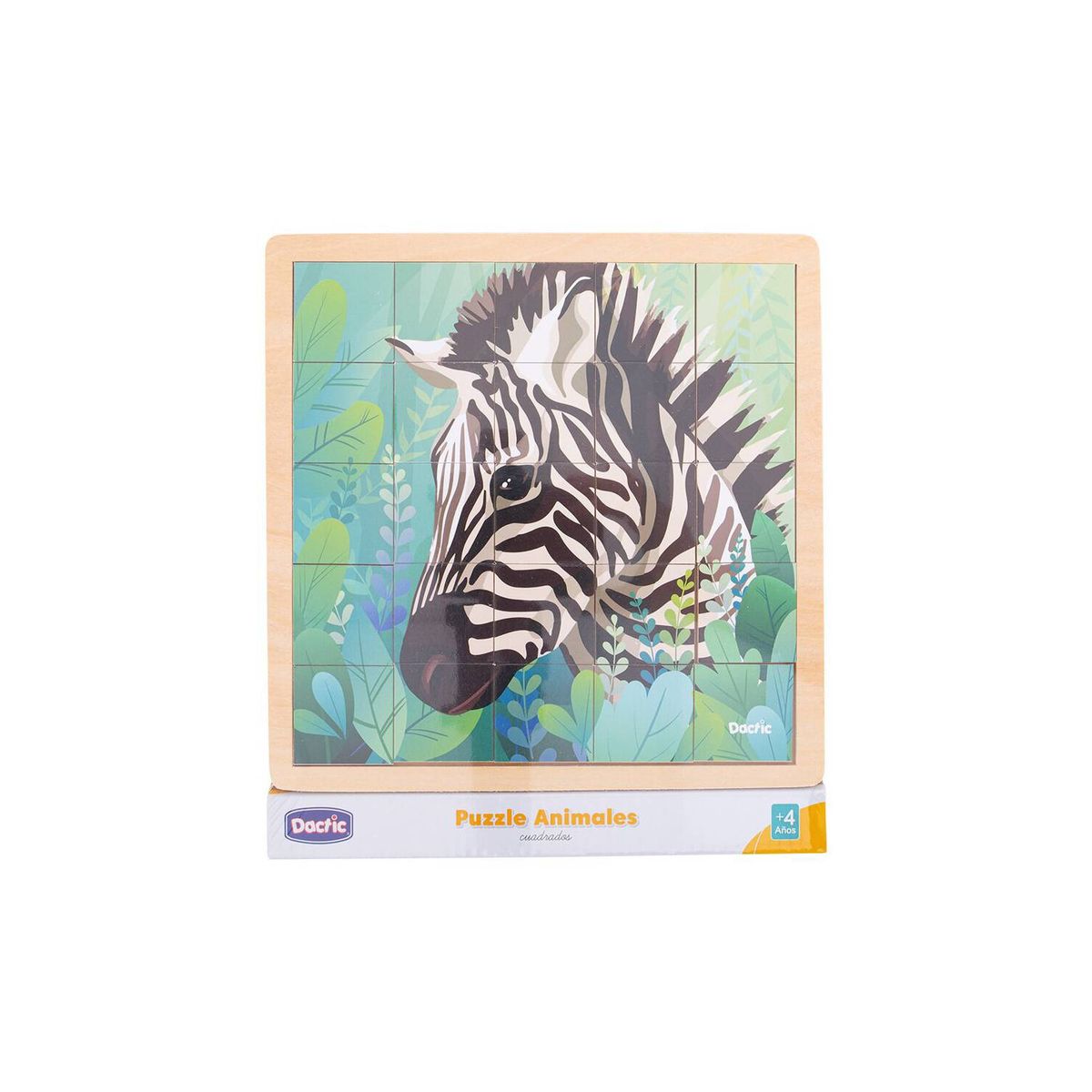 DACTIC - Puzzle de Cebra Madera