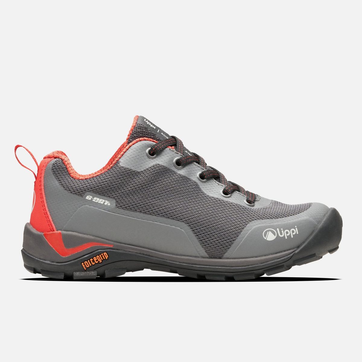 LIPPI - Zapato Niño  Intense Hike Kids Low Grafito Rojo Lippi