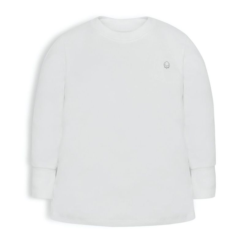 POMPON PIMA - Camiseta Algodon Pima - Manga Larga - Pompon Pima