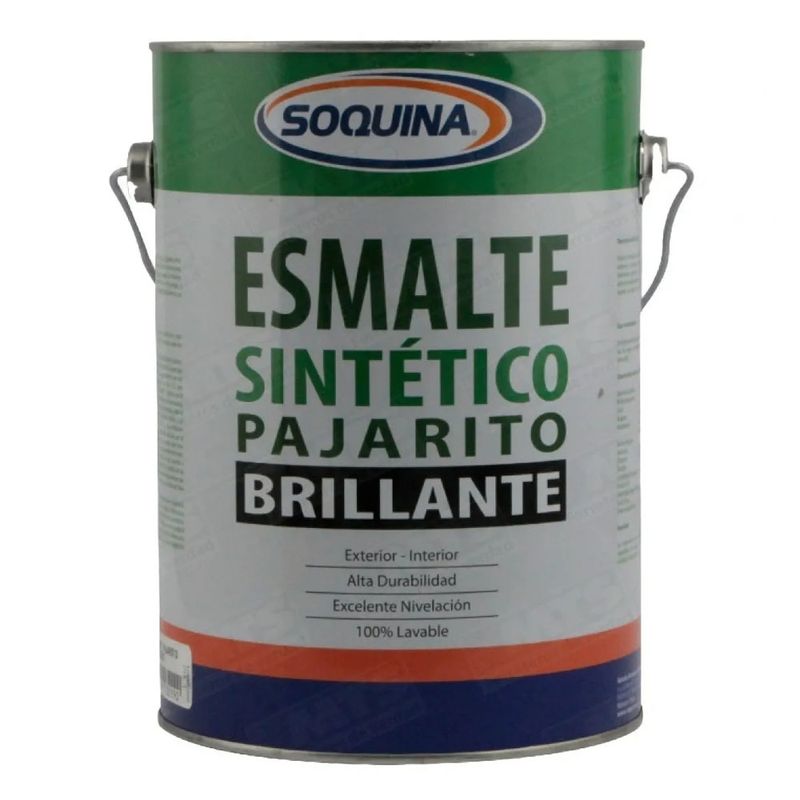 SOQUINA - ESMALTE SINTETICO PAJARITO BLANCO GL SOQUINA 20007101