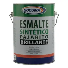 SOQUINA - ESMALTE SINTETICO PAJARITO BLANCO GL 20007101