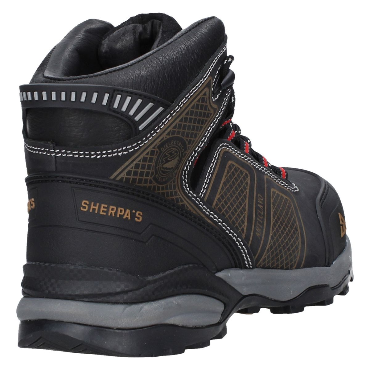SHERPAS - Zapato de Seguridad Hombre Negro Sherpas