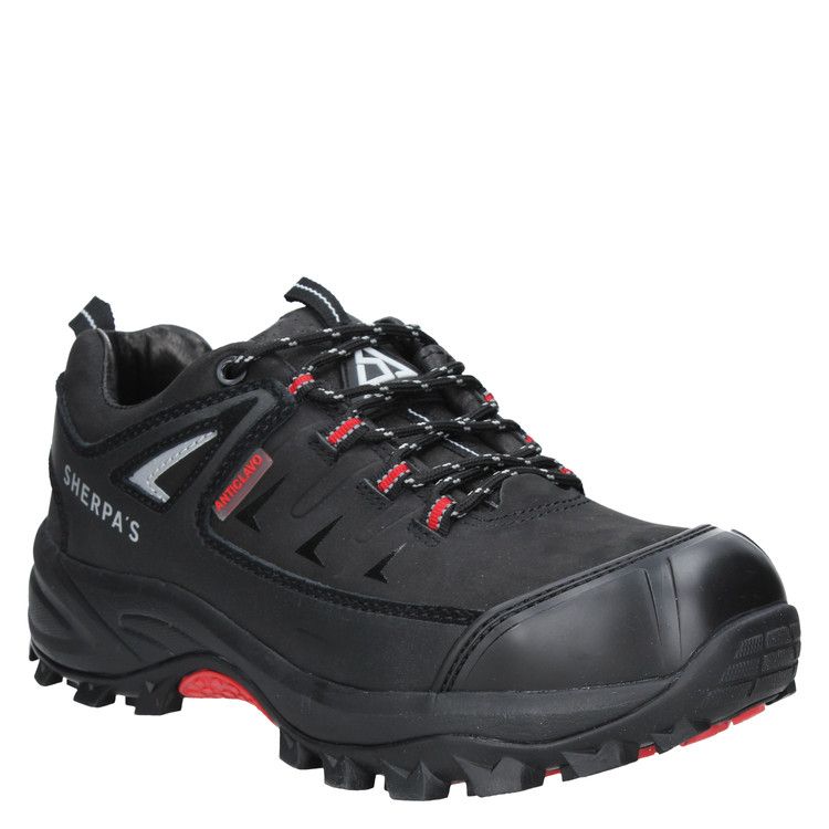 Zapato de Seguridad Unisex Negro Sherpas.